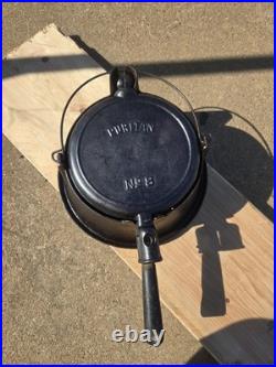 Favorite Stove And Range, Puritan No. 8 Waffle Iron with HIGH Base. Restored