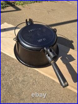 Favorite Stove And Range, Puritan No. 8 Waffle Iron with HIGH Base. Restored