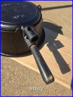 Favorite Stove And Range, Puritan No. 8 Waffle Iron with HIGH Base. Restored