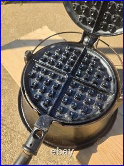 Favorite Stove And Range, Puritan No. 8 Waffle Iron with HIGH Base. Restored