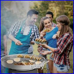 Feasto 23 in. Stainless Steel Concave Comal Set with 54,000 BTU Propane Burner Feasto 23 in. Stainless Steel Concave Comal Set with 54,000 BTU Propane Burner