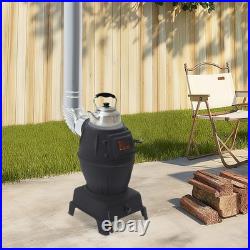 Fireplace Hot Tent Stove Wood Burning Stove Heating Cooking Stove withSide Window