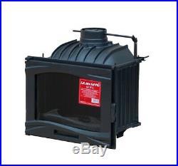 Fireplace Insert Inset Wood Burning Cast Iron Stove Built In 14 Kw
