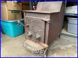 Fisher Mama Bear vintage wood stove