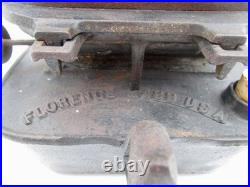 Florence Co Puritan Cast Iron Kerosene Lamp Stove Sad Iron Heater Florence Mass