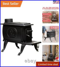 Freestanding Cast Iron Wood Stove 23 High, Heats Up to 900 Sq Ft Efficiently Freestanding Cast Iron Wood Stove 23 High, Heats Up to 900 Sq Ft Efficiently