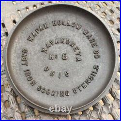 Fully Marked Wapak Cast Iron #8 Dutch Oven LID Restored