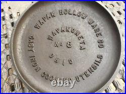Fully Marked Wapak Cast Iron #8 Dutch Oven LID Restored