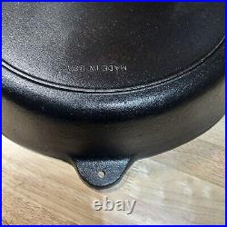 Fully Restored Birmingham Stove Range #14 BSR Century Cast Iron Skillet 15