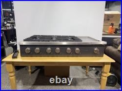 GE Cafe 48 Inch Wide 6 Burner Natural Gas Rangetop with Griddle