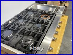 GE Cafe 48 Inch Wide 6 Burner Natural Gas Rangetop with Griddle