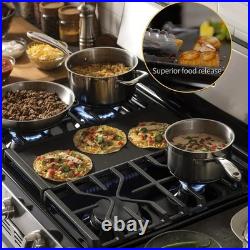 GE Cast Iron Cooktop Griddle 19.5L x 9.5W Even Heat Distribution