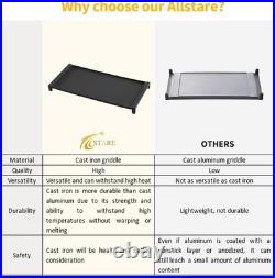 GE Cast Iron Cooktop Griddle 19.5L x 9.5W Even Heat Distribution
