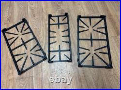 GE Gas Range Oven Cast Iron Set of 3 WB31X21574, WB31X21075, 222D6496P001