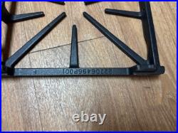GE Gas Range Oven Cast Iron Set of 3 WB31X21574, WB31X21075, 222D6496P001