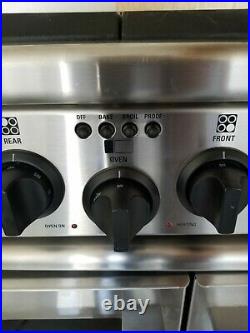 GE Monogram 48 Dual-Fuel Professional Range with 4 Burners, Grill, and Griddle