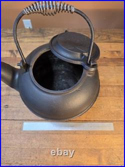 GORGEOUS Antique Chattanooga Star #8 Cast Iron Kettle Woodstove Swivel Lid? USA