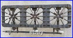 GRISWOLD 203 CAST IRON Stove 3 Burner Camp Stove RARE Vintage RUSTIC Primitive
