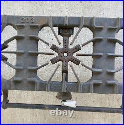 GRISWOLD 203 CAST IRON Stove 3 Burner Camp Stove RARE Vintage RUSTIC Primitive