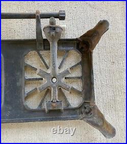 GRISWOLD 203 CAST IRON Stove 3 Burner Camp Stove RARE Vintage RUSTIC Primitive