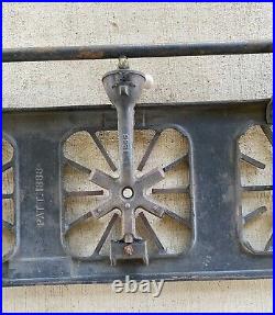 GRISWOLD 203 CAST IRON Stove 3 Burner Camp Stove RARE Vintage RUSTIC Primitive
