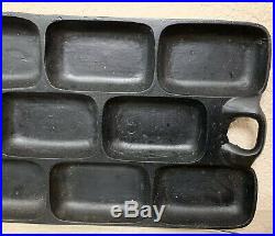 G. F. FILLEY Antique CAST IRON #3 late 1800's Charter Oak Stove GEM / MUFFIN PAN