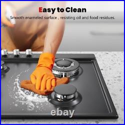 Gas Stove 24 Inch Eascookchef, 24 Inch Gas Cooktop 4 Burnergas Stove Nglpg Conver