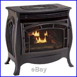 Gas Stove Vent Free Vintage Fireplace Propan Home Warmer Decoration Cast Iron