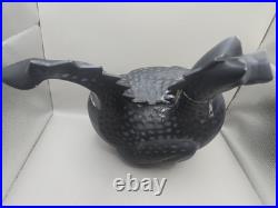 Gates General Corp (1982) Cast Iron Dragon Wood Stove Humidifier Steamer Vintage