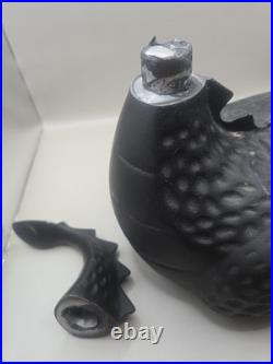 Gates General Corp (1982) Cast Iron Dragon Wood Stove Humidifier Steamer Vintage