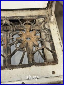 Glenwood 718K Cast Iron Cook Stove Antique Gas