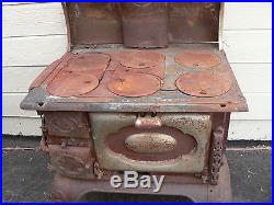 Great Western Stove Co Wonder Stove Cast Iron Antique