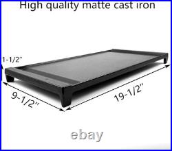 Griddle Compatible with GE Gas Stove Heavy Duty Cast Iron Center WB31X24738