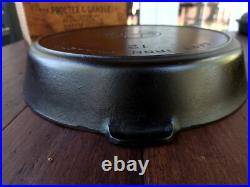 Griswold #12 Cast Iron Skillet With Large Block Logo And Heat Ring Restored