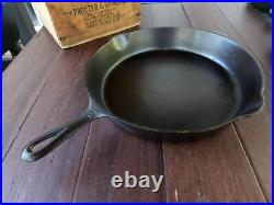 Griswold #12 Cast Iron Skillet With Large Block Logo And Heat Ring Restored