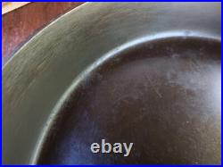 Griswold #12 Cast Iron Skillet With Large Block Logo And Heat Ring Restored
