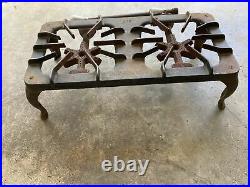 Griswold #202 cast iron dual burner stove top