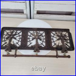 Griswold 2030 Cast Iron Gas Stove Top Burner 3 Burner Commercial Vintage