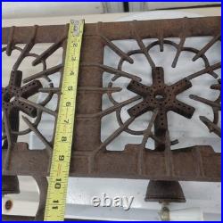 Griswold 2030 Cast Iron Gas Stove Top Burner 3 Burner Commercial Vintage