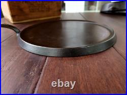 Griswold #9 Cast Iron Griddle With Large Block Logo Restored