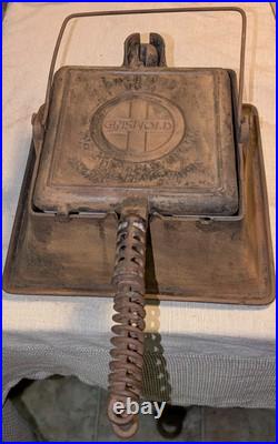 Griswold Cast Iron #11 American HIGH BASE Waffle Iron 3270/987 Base Griswold Cast Iron #11 American HIGH BASE Waffle Iron 3270/987 Base