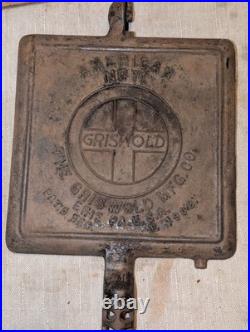 Griswold Cast Iron #11 American HIGH BASE Waffle Iron 3270/987 Base Griswold Cast Iron #11 American HIGH BASE Waffle Iron 3270/987 Base
