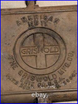 Griswold Cast Iron #11 American HIGH BASE Waffle Iron 3270/987 Base Griswold Cast Iron #11 American HIGH BASE Waffle Iron 3270/987 Base