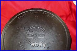 Griswold Cast Iron #11 Large Slant Logo Skillet With Heat Ring & Slight Ghost Mark