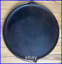 Griswold Cast Iron #14 Large SLANTED Logo Bailed Griddle