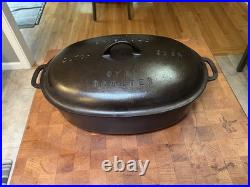 Griswold Cast Iron #7 Oval Roaster Griswold Cast Iron #7 Oval Roaster