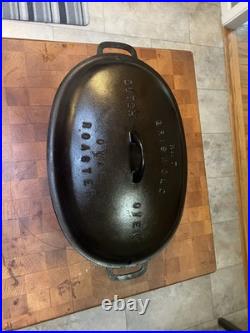 Griswold Cast Iron #7 Oval Roaster Griswold Cast Iron #7 Oval Roaster