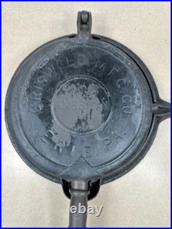 Griswold Cast Iron #8 The American Waffle Iron, Finger Hinge Version Griswold Cast Iron #8 The American Waffle Iron, Finger Hinge Version