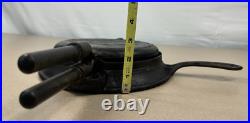 Griswold Cast Iron #8 The American Waffle Iron, Finger Hinge Version Griswold Cast Iron #8 The American Waffle Iron, Finger Hinge Version