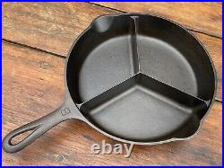 Griswold Cast Iron All In One #8 Divided Skillet